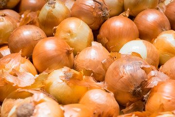Fresh onions background, Vegetables for healthy.