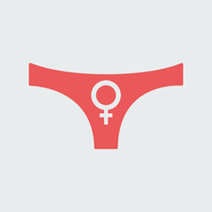Silhouette icon panties for women
