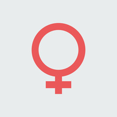 Silhouette icon symbol of venus