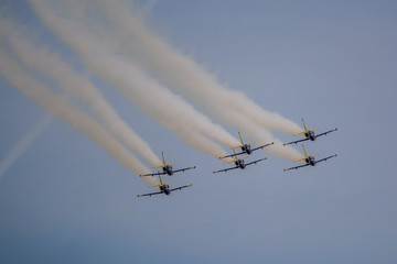 airplane in the sky
