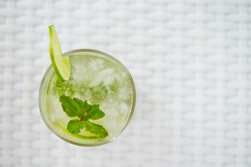 Cocktail at resort hotel 