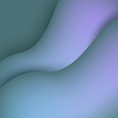 Bright composition of various abstract curved shapes with shadow. For advertising banner, cover, brochure, web graphics, background, poster or other design. Vector illustration