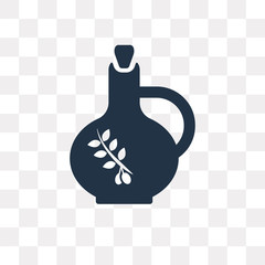 Olive Oil vector icon isolated on transparent background, Olive Oil  transparency concept can be used web and mobile