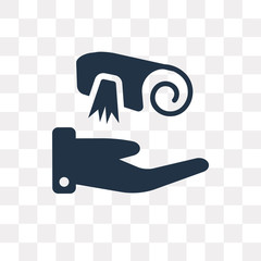 Graduation vector icon isolated on transparent background, Graduation  transparency concept can be used web and mobile