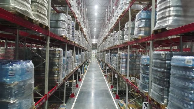 Movement through the warehouse