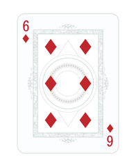 Playing cards in vintage style for poker. Original design, many small details, retro style