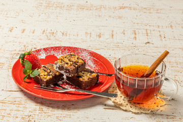 チョコレートブラウニーケーキ chocolate brownie cake