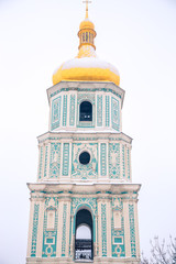 Facade of St Sophia's Cathedral, an Unesco World Heritage Site in Kiev Kyiv , Ukraine, Europe