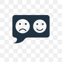 Feedback vector icon isolated on transparent background, Feedback  transparency concept can be used web and mobile