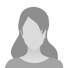 Person gray photo placeholder woman