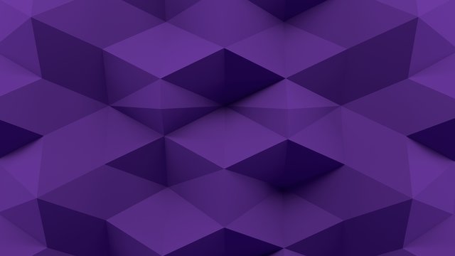 Abstract 3D Rendering Purple Background