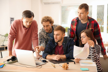 IT specialists working in office