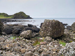 Fototapeta na wymiar coastline of northern ireland