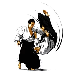 Foto op Plexiglas aikido action 3 © quicklinestudio