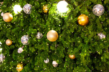 Obraz na płótnie Canvas Patterns and backgrounds of Christmas holidays, background of Christmas holidays with copy space.
