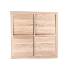 Chest of drawers on white background