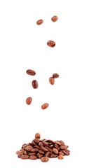 Coffee beans. Isolated on a white background