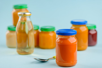 Carrot and pumpkin puree