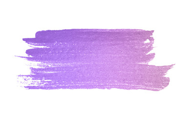 Abstract purple watercolor stain on white background for your design