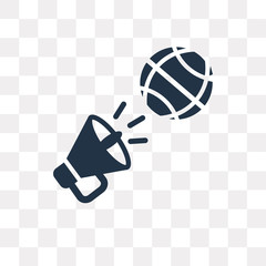 Marketing vector icon isolated on transparent background, Marketing  transparency concept can be used web and mobile