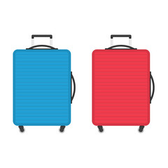Travel suitcase set.