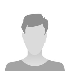 Person gray photo placeholder man