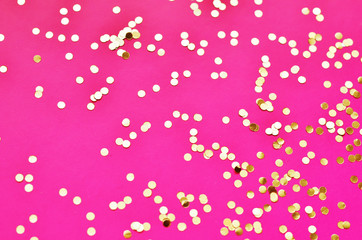 Gold sparkles glitter. Glitter glow festive sparkles design.