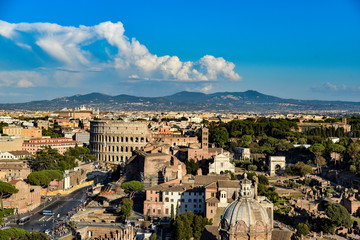 Fototapeta premium Rome Colosseum Landscape