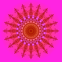 Abstract mandala design