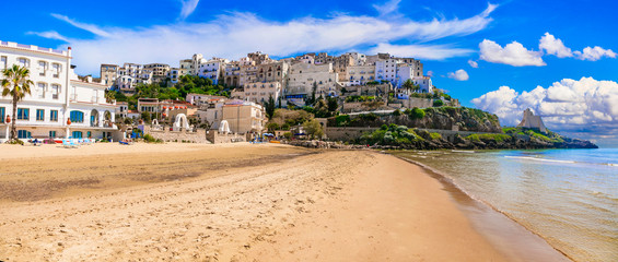beautiful  Sperlonga town with great  beaches. Vacations in  Italy