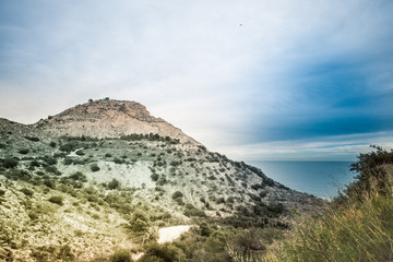 Beach in Alicante, Spain. Valensia region