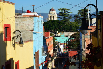 Fototapeta na wymiar Vue Panoramique Atlixco Puebla Mexique - Atlixco Panoramic View Mexico