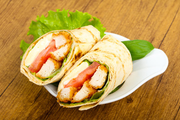 Chicken bread roll