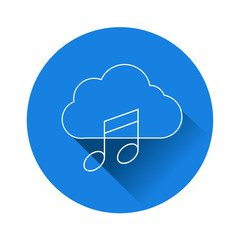 Music icon, Line drawing, elements are grouped.