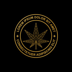 marijuana logo design