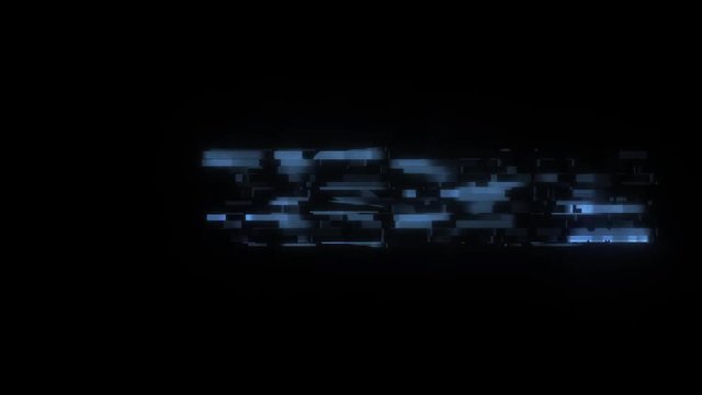 HUD screen cool glitch testing text animation background logo seamless loop New quality universal technology motion dynamic animated background colorful joyful video