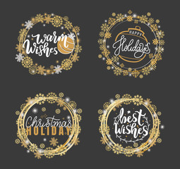 Merry Christmas, Happy New Year Festive Greetings