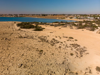 the sea coast near Ayia Napa, Cyprus