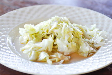 stir-fried vegetable or stir-fried cabbage