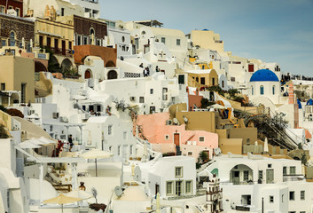 Oia auf Santorini in Griechenland