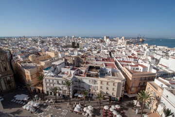 Cadiz (Andalucia, Spain) aerial view