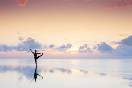 Yoga at dawn