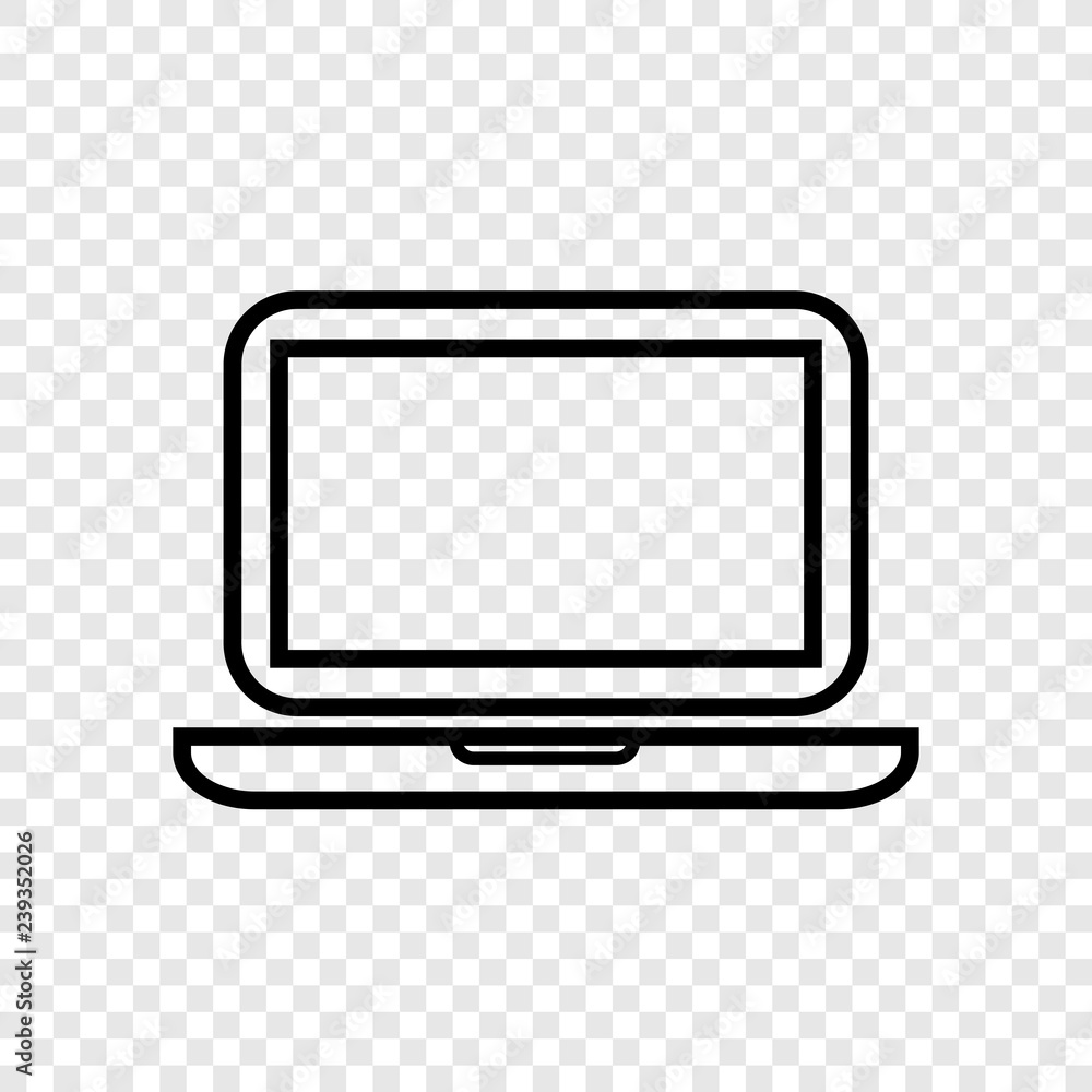 Poster notebook icon vector transparent grid