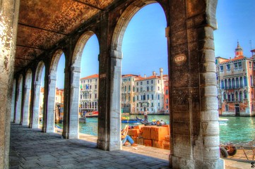 Pausa dal lavoro a Venezia