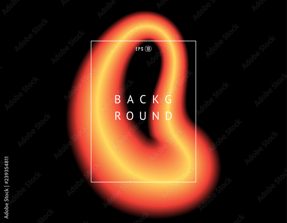 Poster beautiful colorful vector light effect of neon glow and flash. background with flying design element