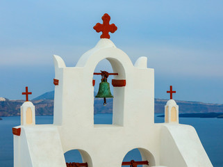 Kirche in Oia auf Santorini in Griechenland