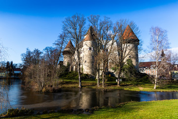 Fototapeta na wymiar Castle Heidenreichstein, Waldviertel, Lower Austria.