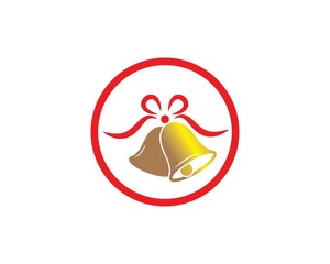 cristmas bell illustration template