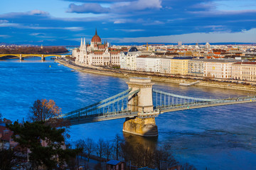 Fototapeta premium Parliament in Budapest Hungary