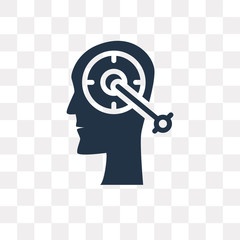 Target vector icon isolated on transparent background, Target  transparency concept can be used web and mobile